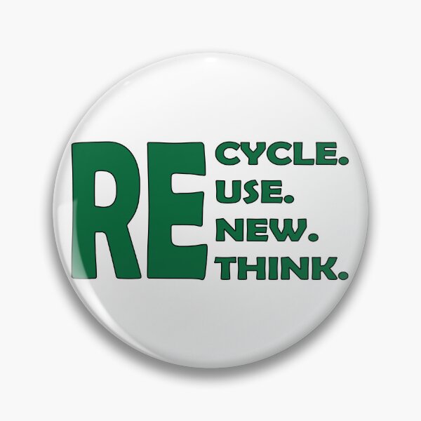Item preview, Recycle. Reuse. Renew. Rethink. designed and sold by cubiclecoma.
