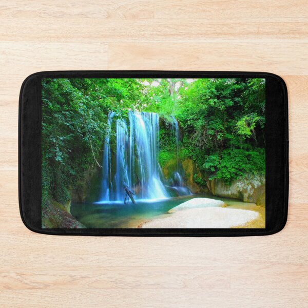 Item preview, Long-exposure shot of Cascata "de lu Vagnatò" in Sarnano designed and sold by Kristina Drozd.