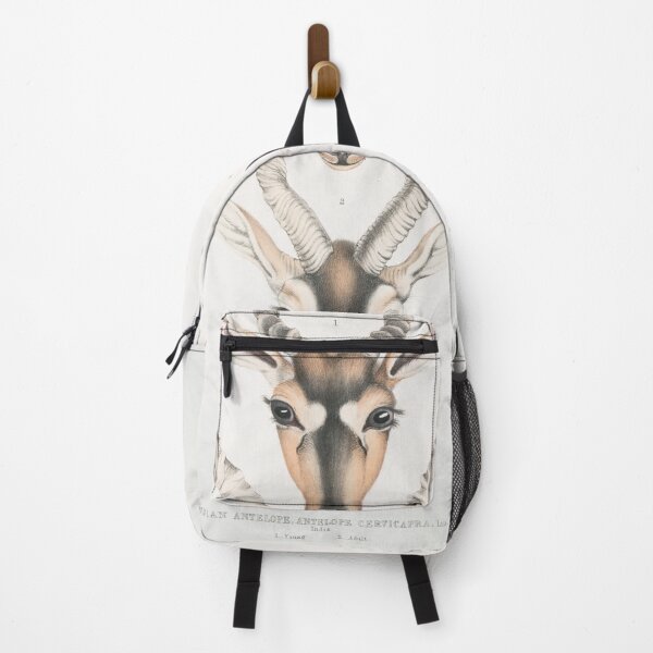 Item preview, Vintage Antelope Head Illustrative Diagram (1834) designed and sold by BravuraMedia.