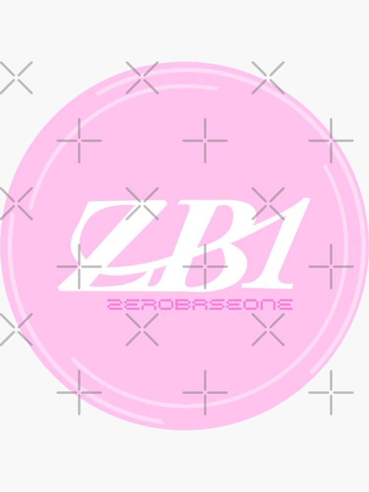 Zb1 Boys Planet Kpop Pink G Group Circle Sticker For Sale By