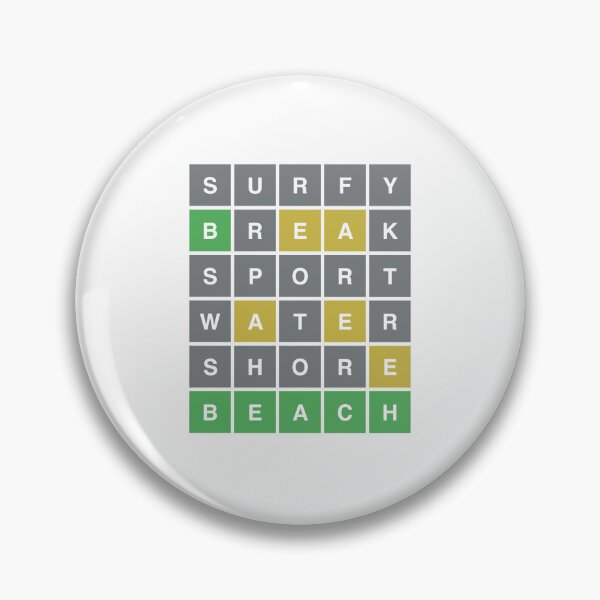 Item preview, BEACH SPORT Wordle Surfy Break Water Shore designed and sold by Wendy Eriksson.