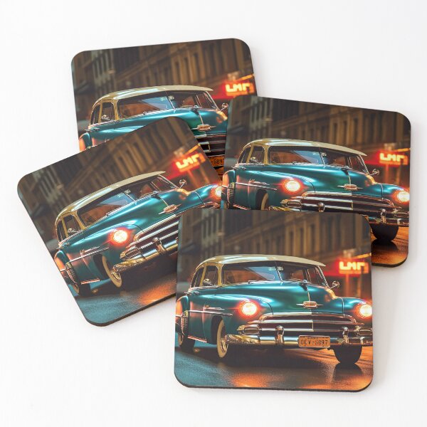 Item preview, Red Lights Of A 1950 Chevrolet Bel Air designed and sold by Diego Re.