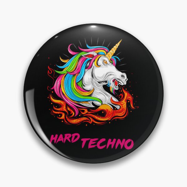 Item preview, Hard Techno unicorn. designed and sold by paulo silveira.