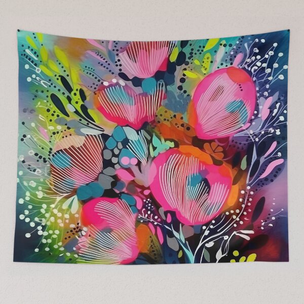 Item preview, Countrystyle abstract florals 1 designed and sold by Art by Lilia.