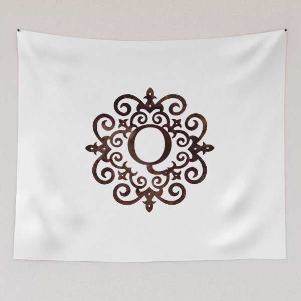 Item preview, Monogram Q Rustic Gothic Motif designed and sold by simplymonogram.