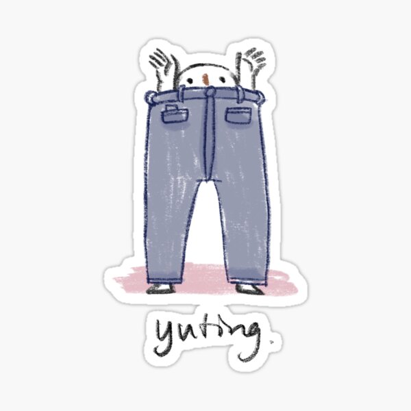 Pants girl Sticker