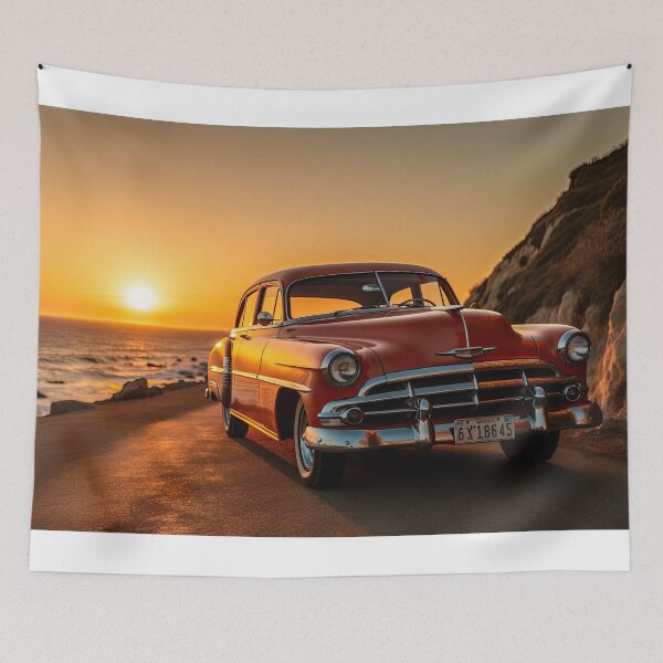 Item preview, 1950 Chevrolet Bel Air At The Beach During Golden Hour designed and sold by Diego Re.