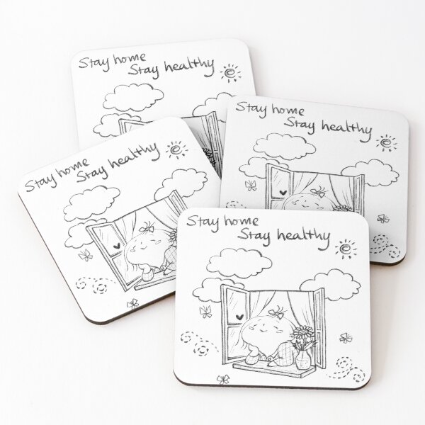 Item preview, Stay Healthy designed and sold by YTIllustration.