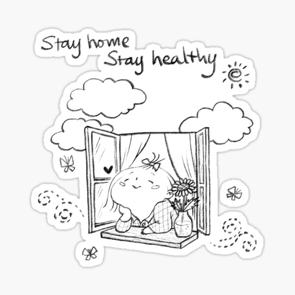 Stay Healthy Sticker