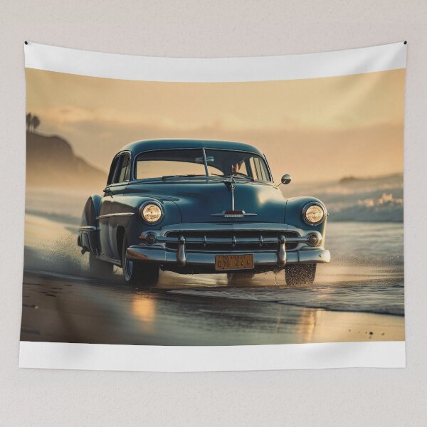 Item preview, Driving A 1950 Chevrolet Bel Air On The Beach designed and sold by Diego Re.