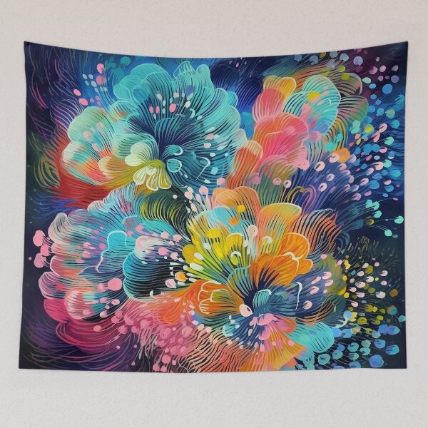 Item preview, Countrystyle abstract florals 3 designed and sold by Art by Lilia.