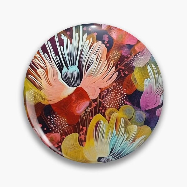 Item preview, Countrystyle abstract florals 4 designed and sold by Art by Lilia.