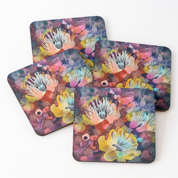 Item preview, Countrystyle abstract florals 4 designed and sold by Art by Lilia.