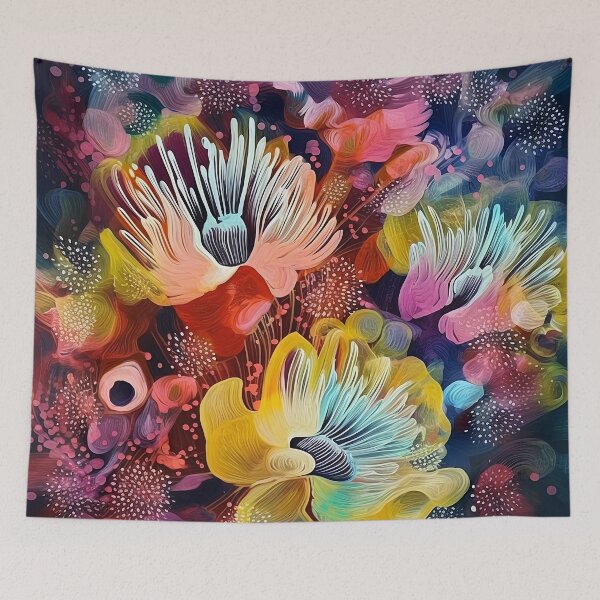 Item preview, Countrystyle abstract florals 4 designed and sold by Art by Lilia.