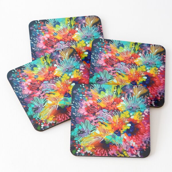 Item preview, Countrystyle abstract florals 5 designed and sold by Art by Lilia.