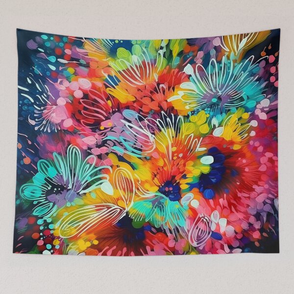 Item preview, Countrystyle abstract florals 5 designed and sold by Art by Lilia.