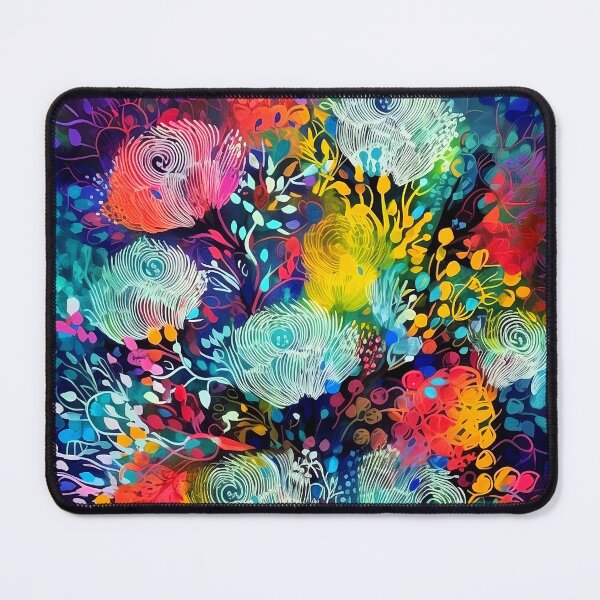 Item preview, Countrystyle abstract florals 6 designed and sold by Art by Lilia.