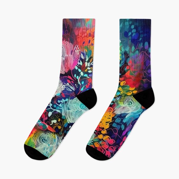 Item preview, Countrystyle abstract florals 6 designed and sold by Art by Lilia.