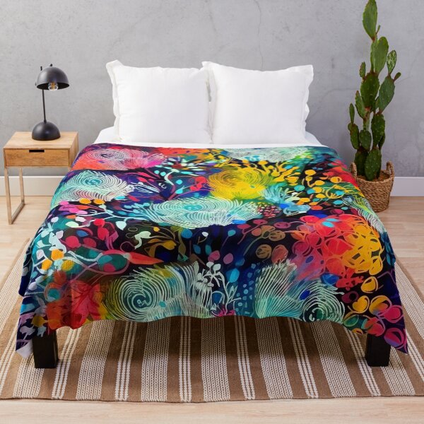 Item preview, Countrystyle abstract florals 6 designed and sold by Art by Lilia.