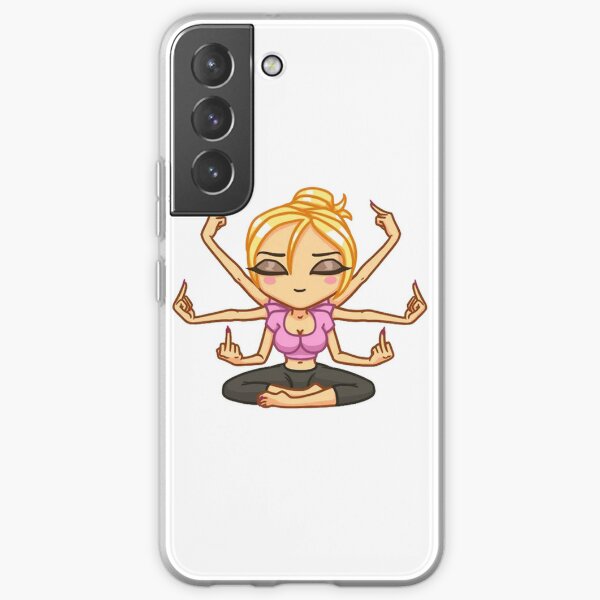 yoga girl Samsung Galaxy Soft Case
