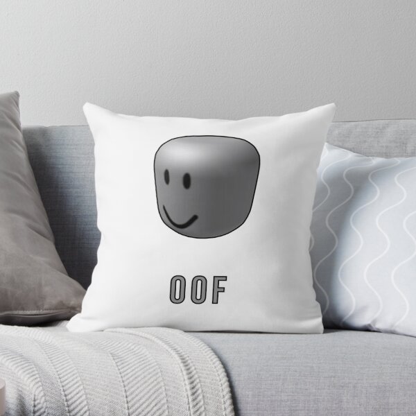 OOF Head Roblox Throw Pillow by Vacy Poligree - Pixels