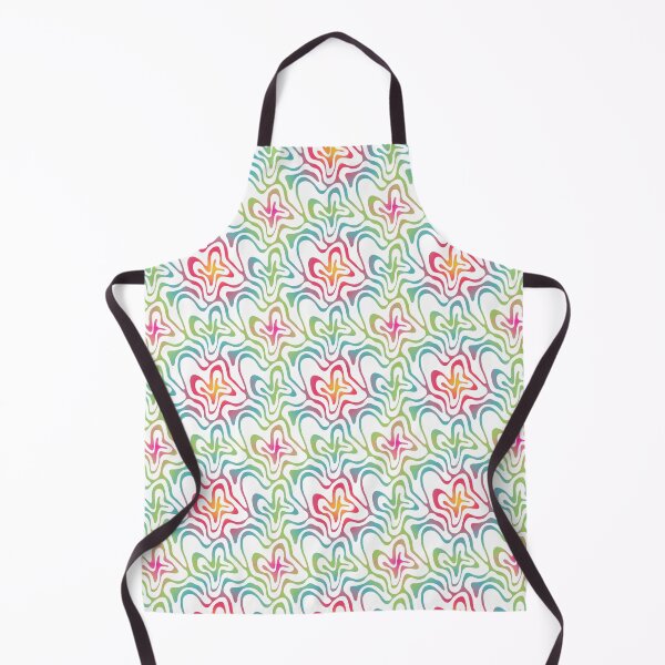 Item preview, Colorful Vivid Organic Retro Print Hand Drawn Shapes Pattern Gradient Swirl designed and sold by creative321.