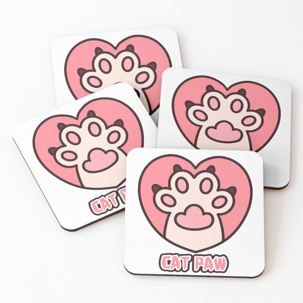 Item preview, Cat miaw,cat miaw love,Cat Paw,Paw Print designed and sold by Lychee Design.