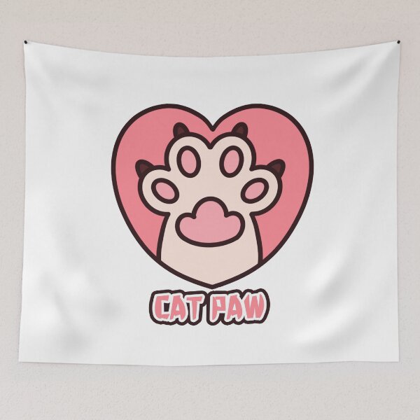 Item preview, Cat miaw,cat miaw love,Cat Paw,Paw Print designed and sold by Lychee Design.