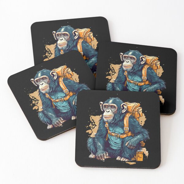 Item preview, Wilderness Chic: Sporty Chimpanzee Gear designed and sold by DooodleGod.