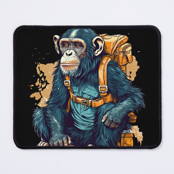 Item preview, Wilderness Chic: Sporty Chimpanzee Gear designed and sold by DooodleGod.