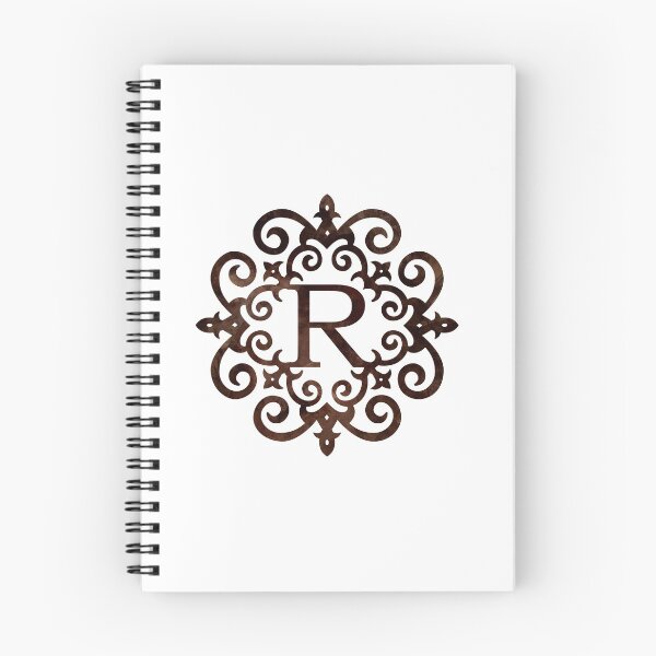 Item preview, Monogram R Rustic Gothic Motif designed and sold by simplymonogram.