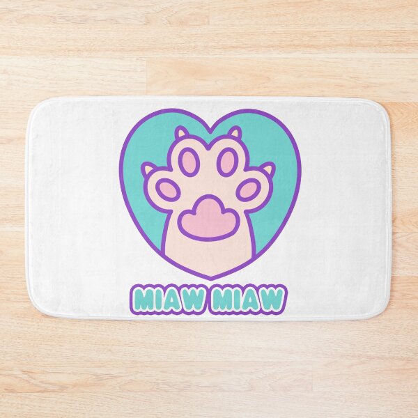 Item preview, Cat miaw,cat miaw love,Cat Paw,Paw Print designed and sold by Lychee Design.