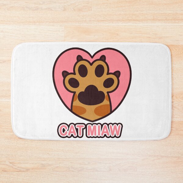 Item preview, Cat miaw,cat miaw love,Cat Paw,Paw Print designed and sold by Lychee Design.