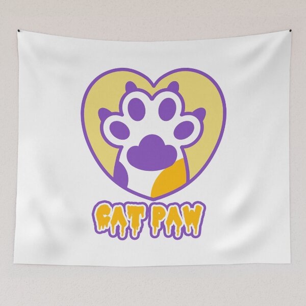 Item preview, Cat miaw,cat miaw love,Cat Paw,Paw Print designed and sold by Lychee Design.