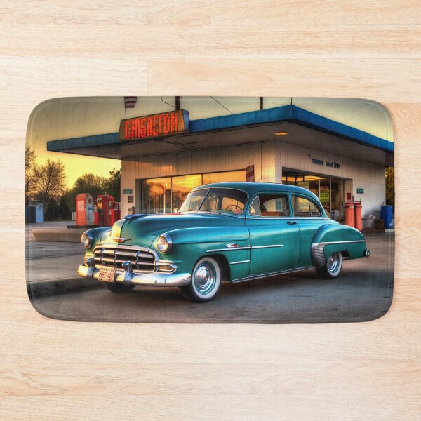 Item preview, 1950 Chevrolet Bel Air At A Gas Station designed and sold by Diego Re.