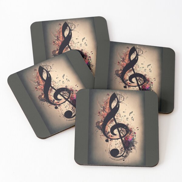 Item preview, Abstract treble clef designed and sold by Artbellachi.