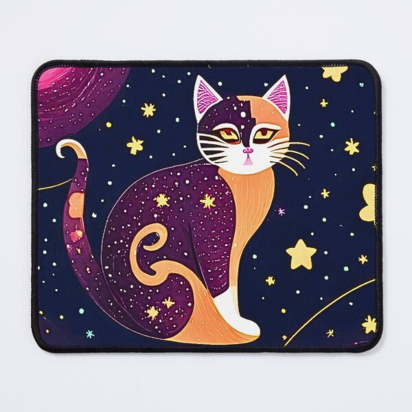 Item preview, Cosmic Orange Cat designed and sold by Nathalia  Lodi.
