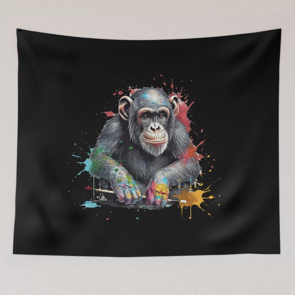 Item preview, Wildly Creative Chimpanzee: Playful designed and sold by DooodleGod.