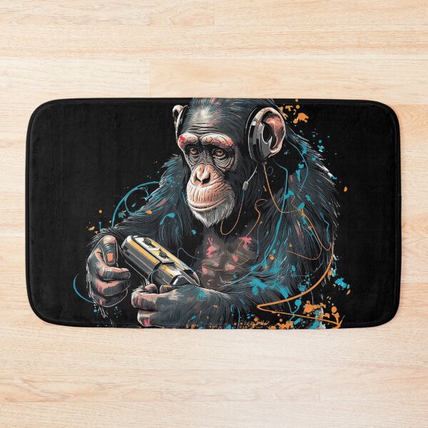 Item preview, Engrossed Chimps: Thrilling Virtual Gaming designed and sold by DooodleGod.
