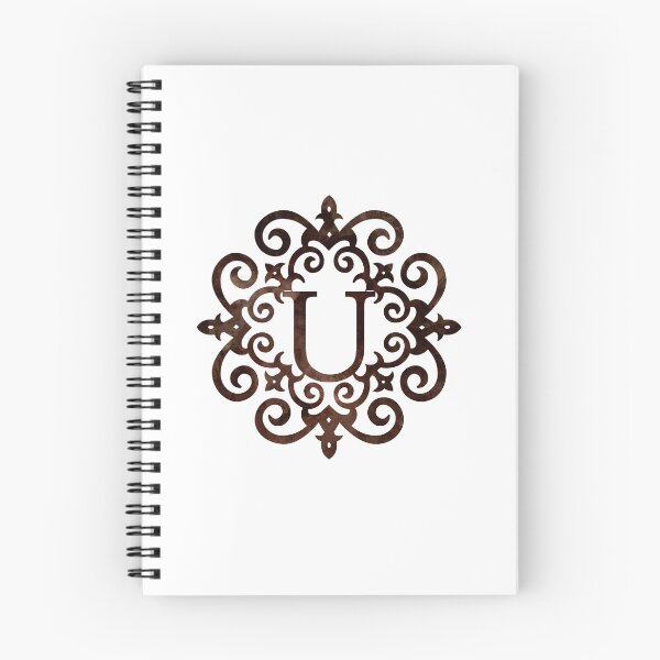 Item preview, Monogram U Rustic Gothic Motif designed and sold by simplymonogram.