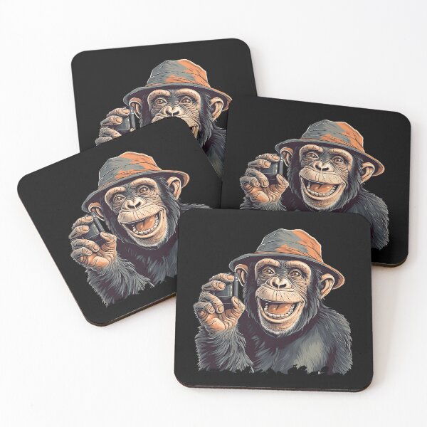 Artikelvorschau, Capture the Joy of Ape Selfies with Our Stylish entworfen und verkauft von DooodleGod.
