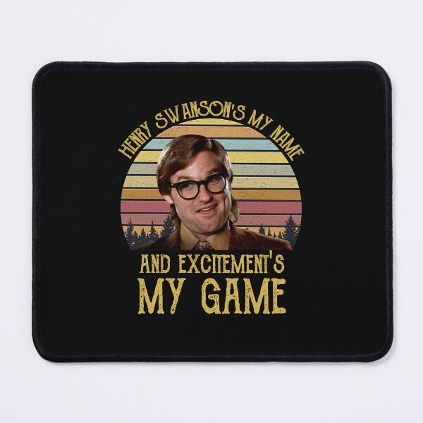 Item preview, Henry Swanson's My Name And Excitement's My Game Retro Vintage Movie T-Shirt designed and sold by JanetMo2.