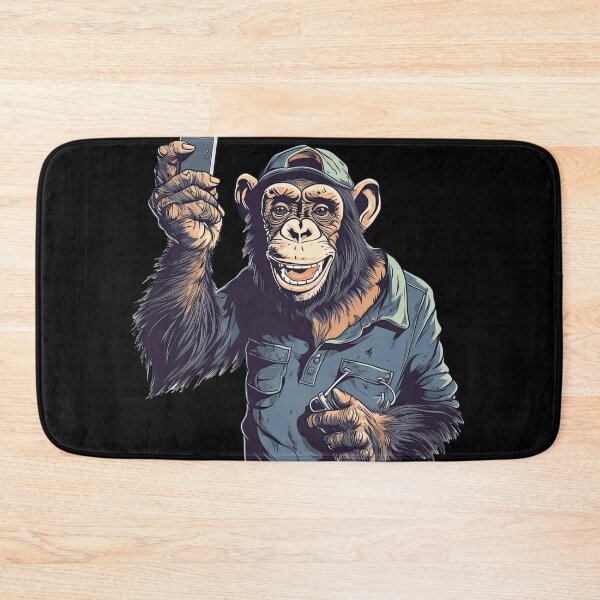Item preview, Spontaneous Click: Chimpanzee Snaps a Selfie designed and sold by DooodleGod.