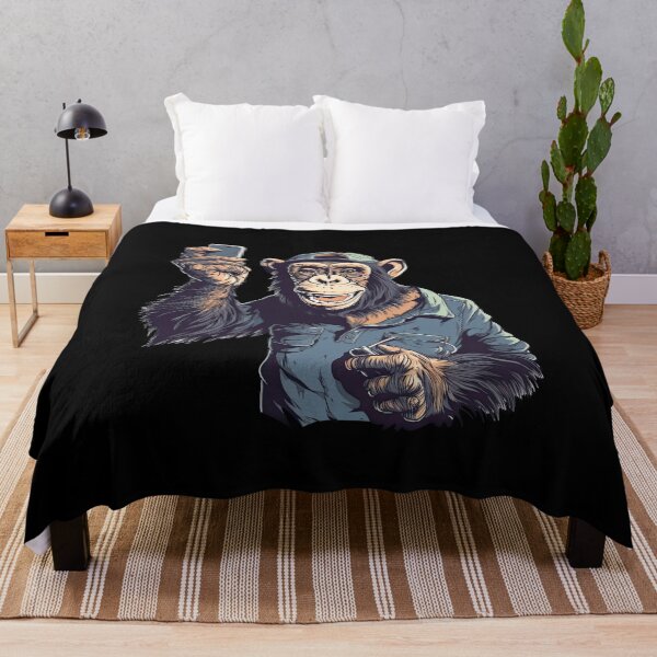 Item preview, Spontaneous Click: Chimpanzee Snaps a Selfie designed and sold by DooodleGod.