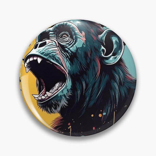 Item preview, Chimpanzee's Furious Skyward Shouting - Wild designed and sold by DooodleGod.