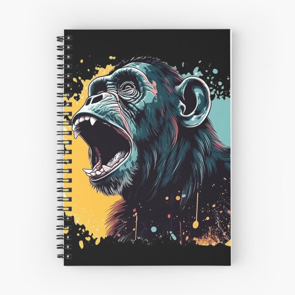 Item preview, Chimpanzee's Furious Skyward Shouting - Wild designed and sold by DooodleGod.