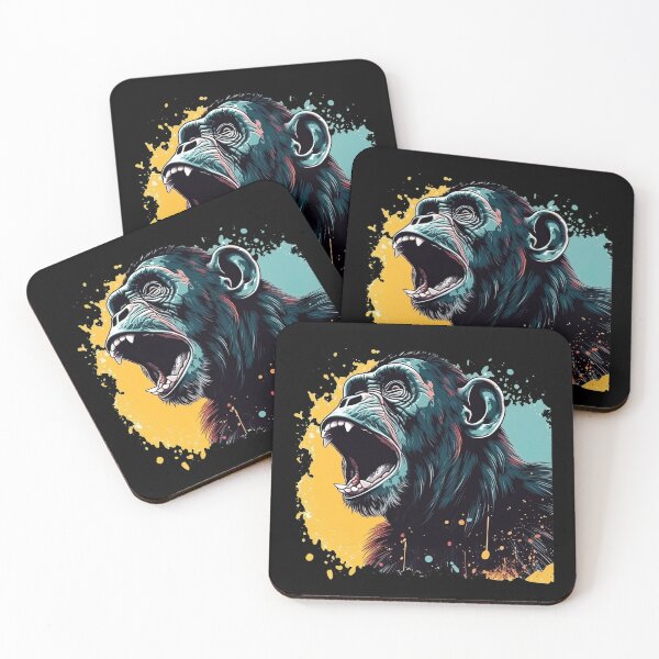 Item preview, Chimpanzee's Furious Skyward Shouting - Wild designed and sold by DooodleGod.