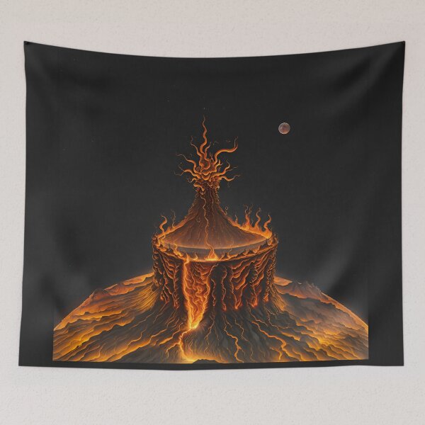 Item preview, Fire Circus on a Magma Pillar designed and sold by RADRussell.