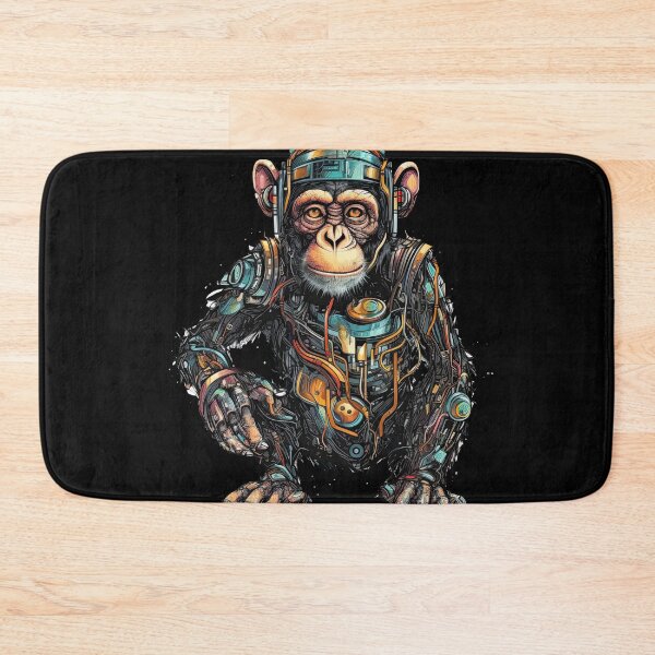 Item preview, Chimpanzee Cyborg: The Future of Tech designed and sold by DooodleGod.