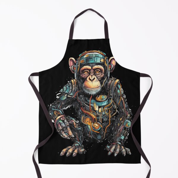 Item preview, Chimpanzee Cyborg: The Future of Tech designed and sold by DooodleGod.